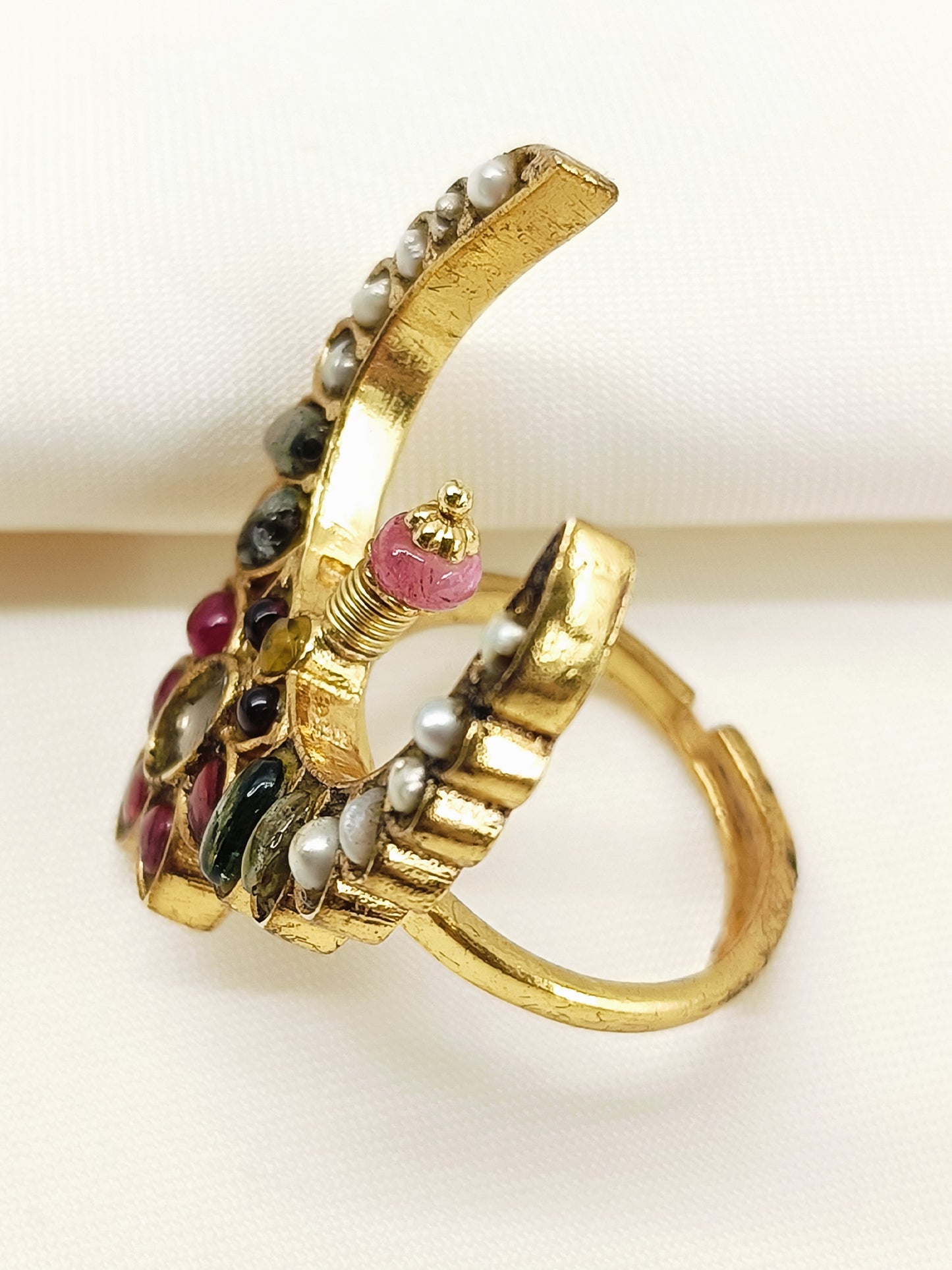 Araceli Ruby 92.5 Silver Finger Ring