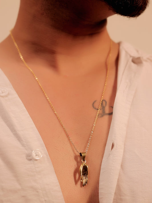 Sidhant Golden Men's Neckpiece