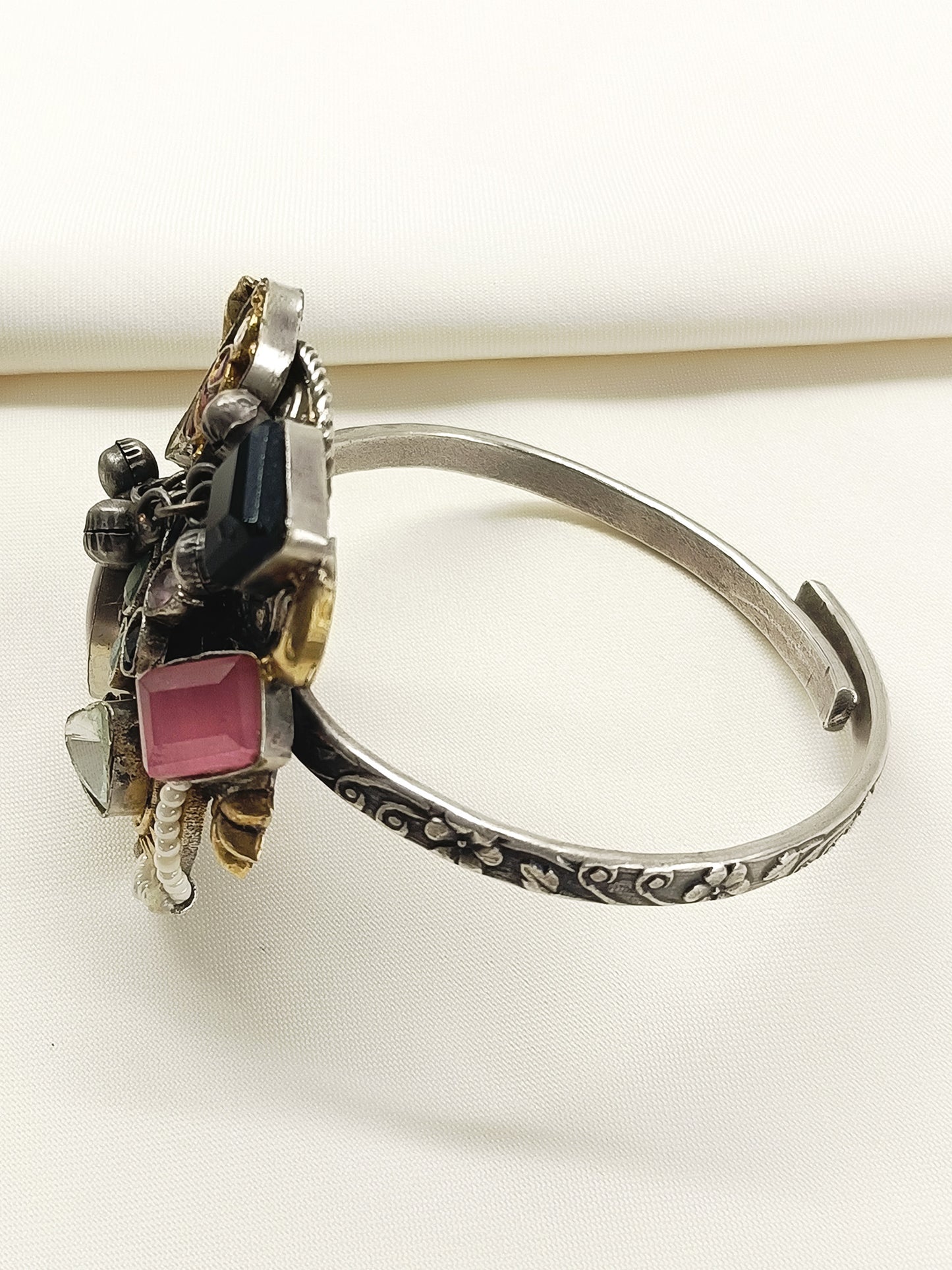 Pranika Multi Colour Oxidized Bracelet