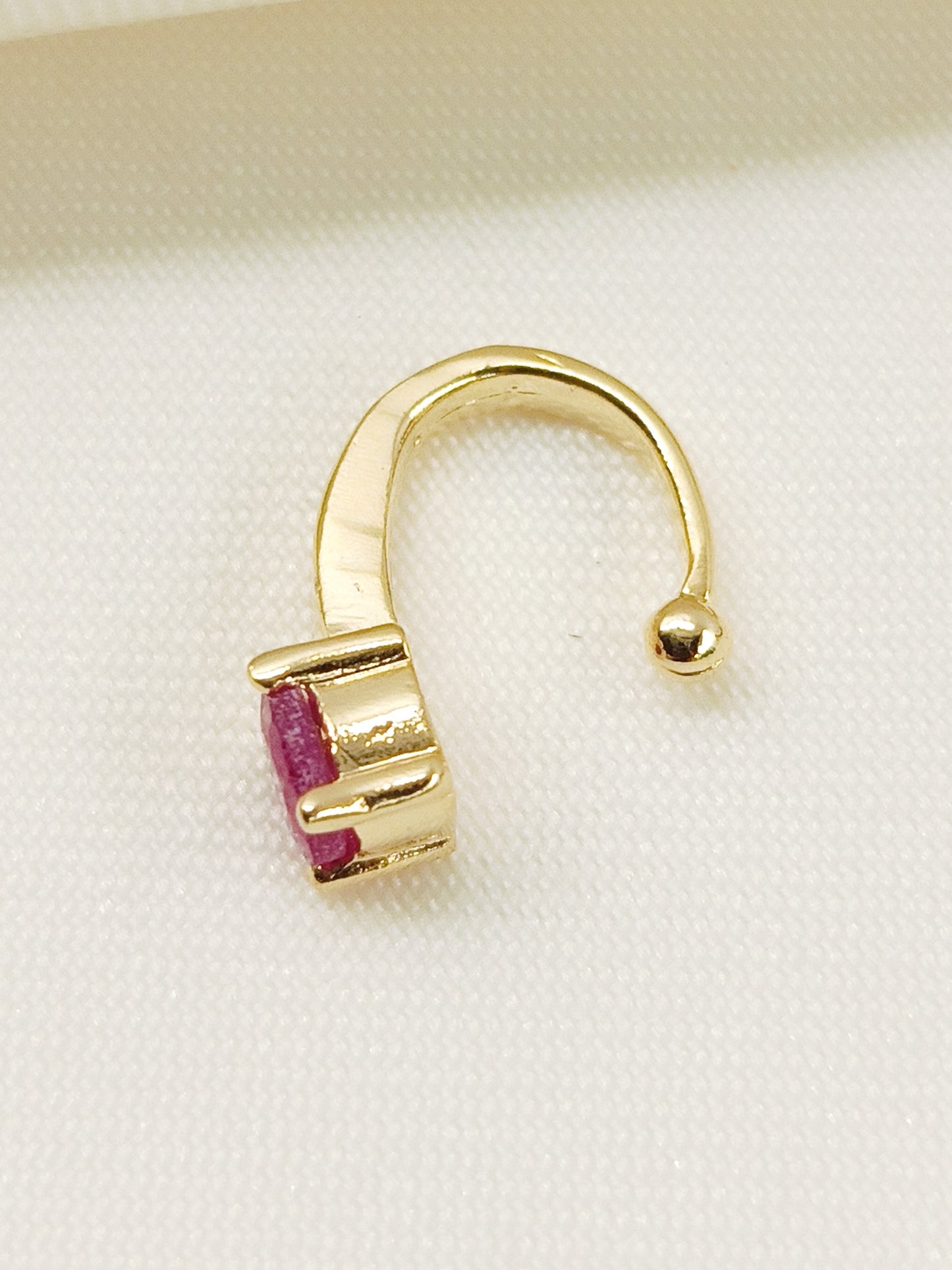Eliana Golden American Diamond Pressing Nath