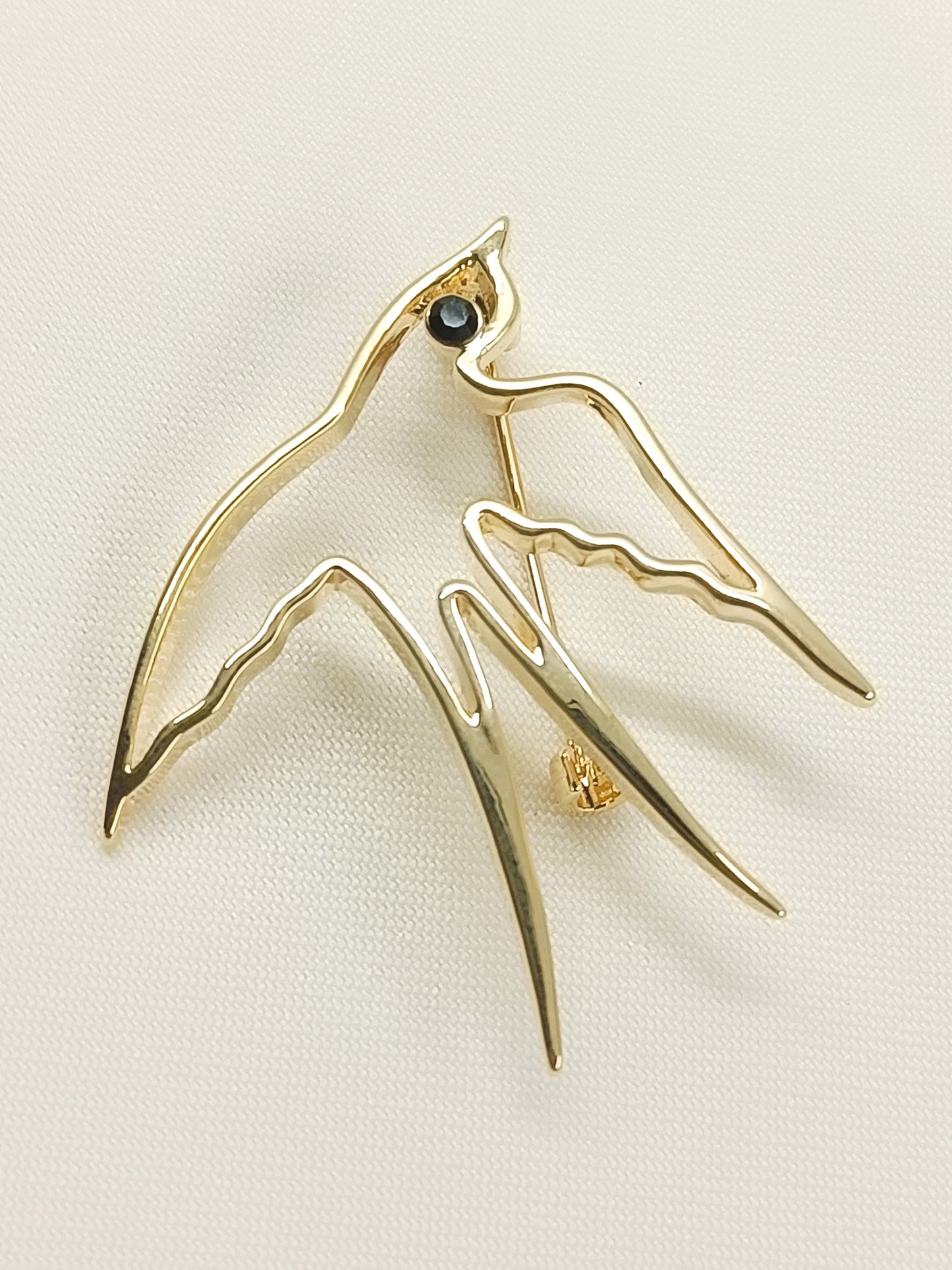 Ilina Golden Bird Brooch