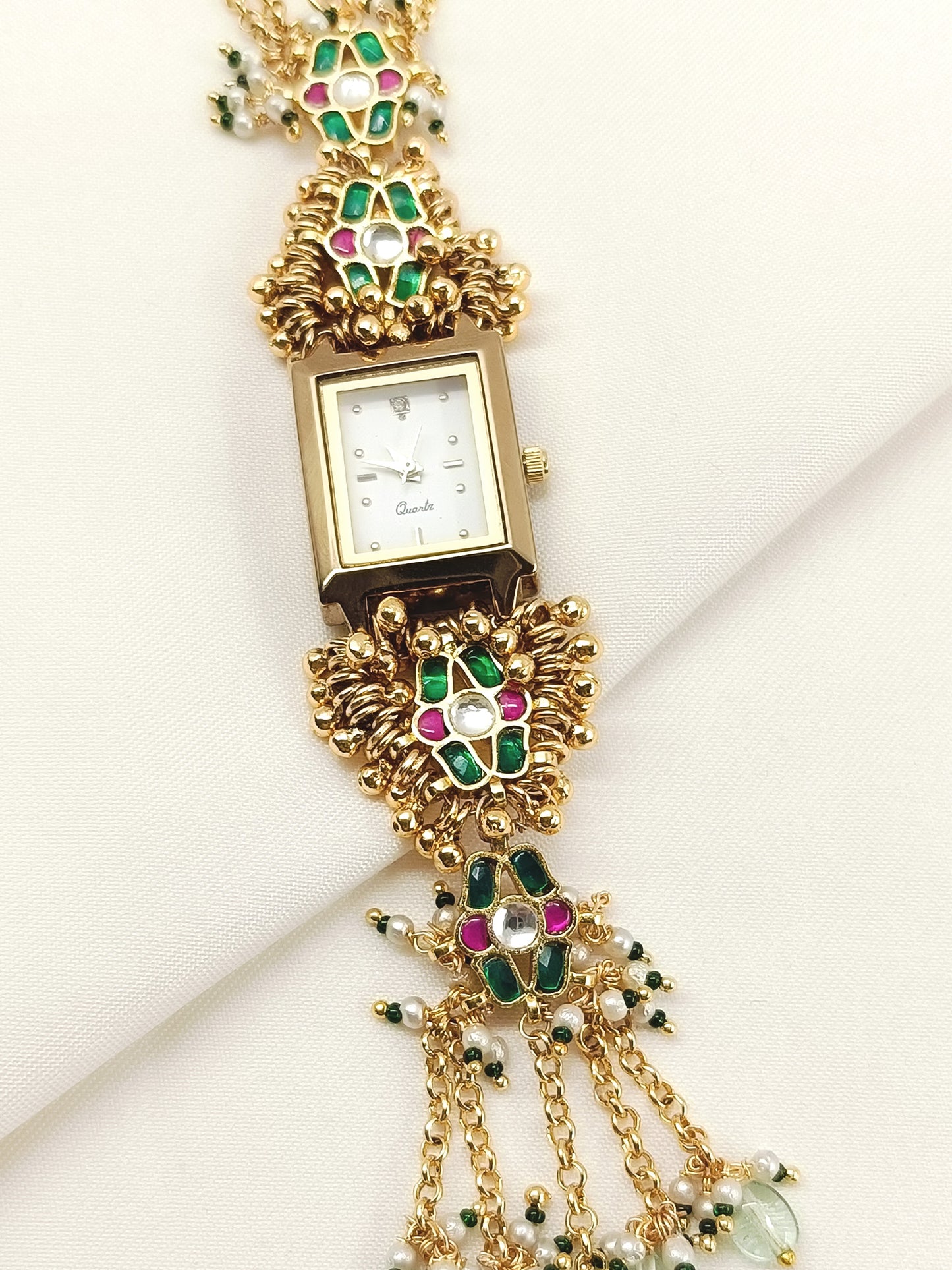 Naziya's Paachi Kundan Watch