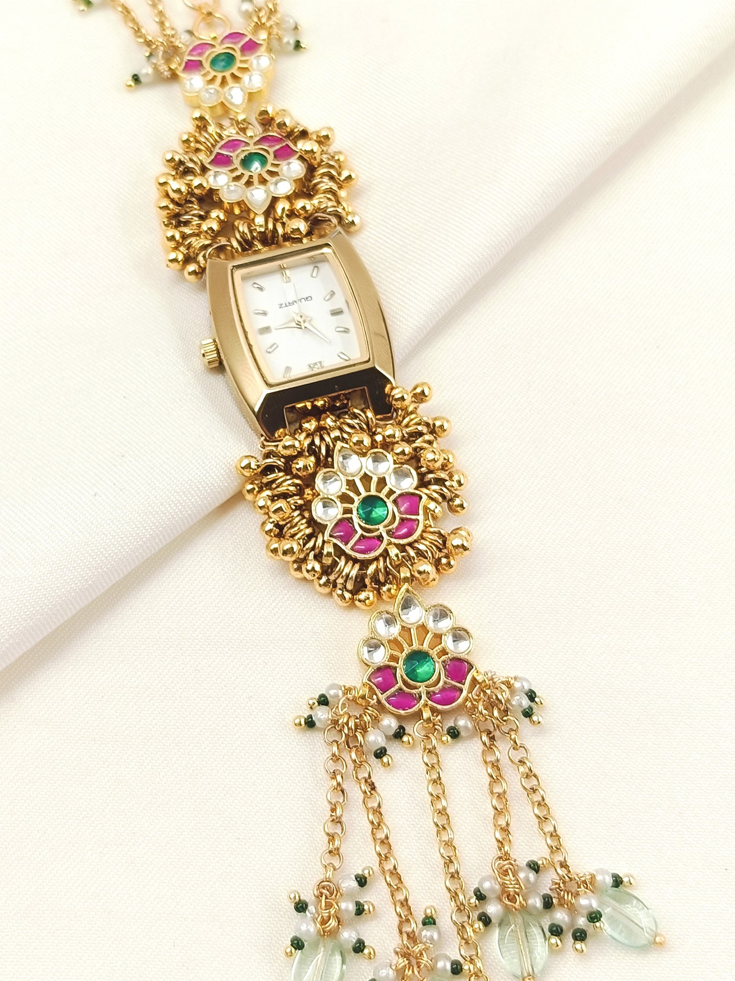 Saisha's Paachi Kundan Watch
