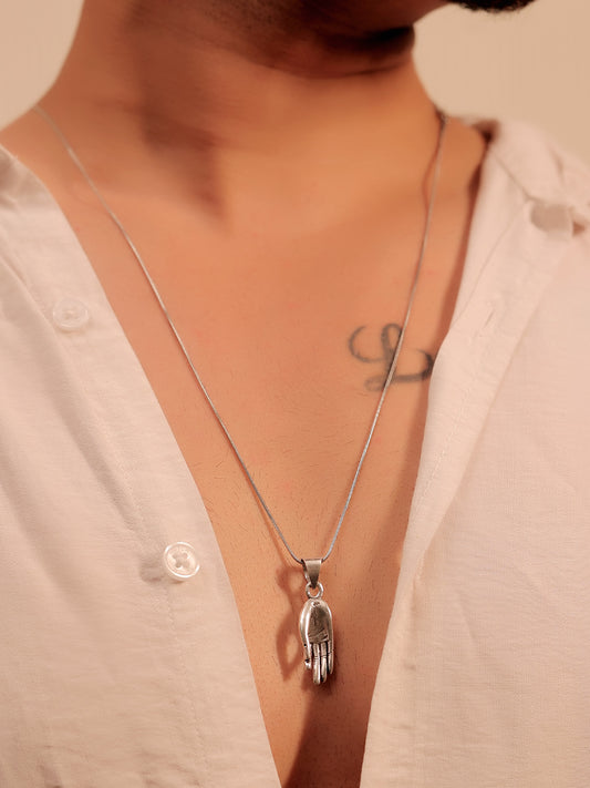 Dikav Silver Men's Neckpiece