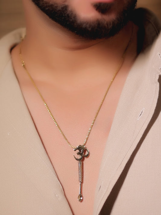 Mital Golden Men's Neckpiece