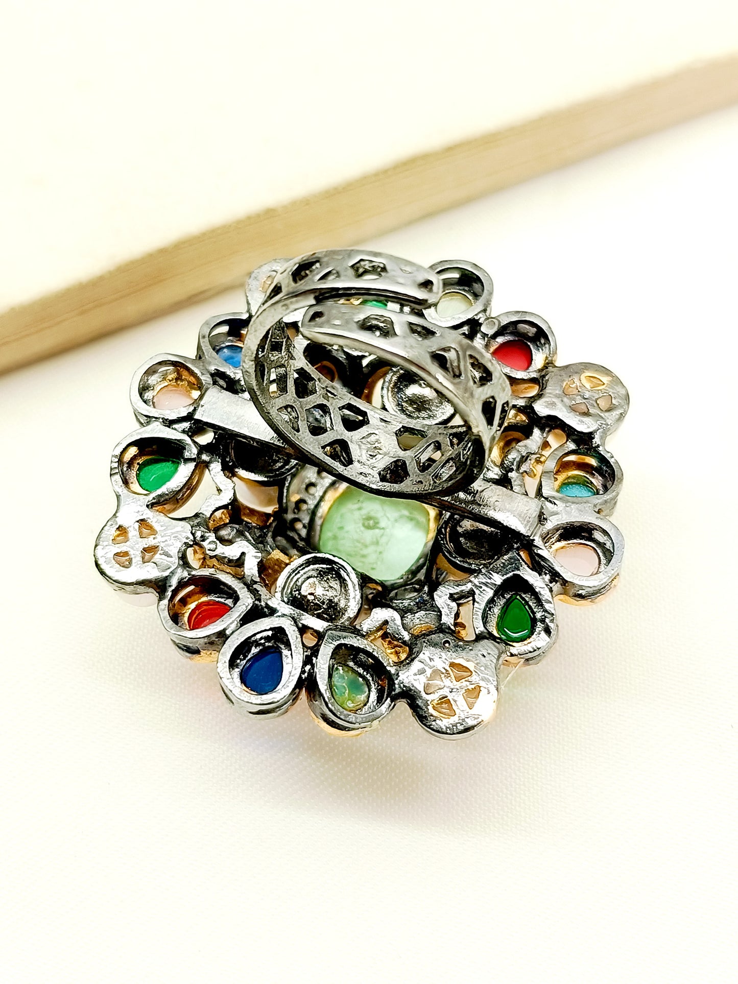 Suraiya Navaratna Victorian Finger Ring
