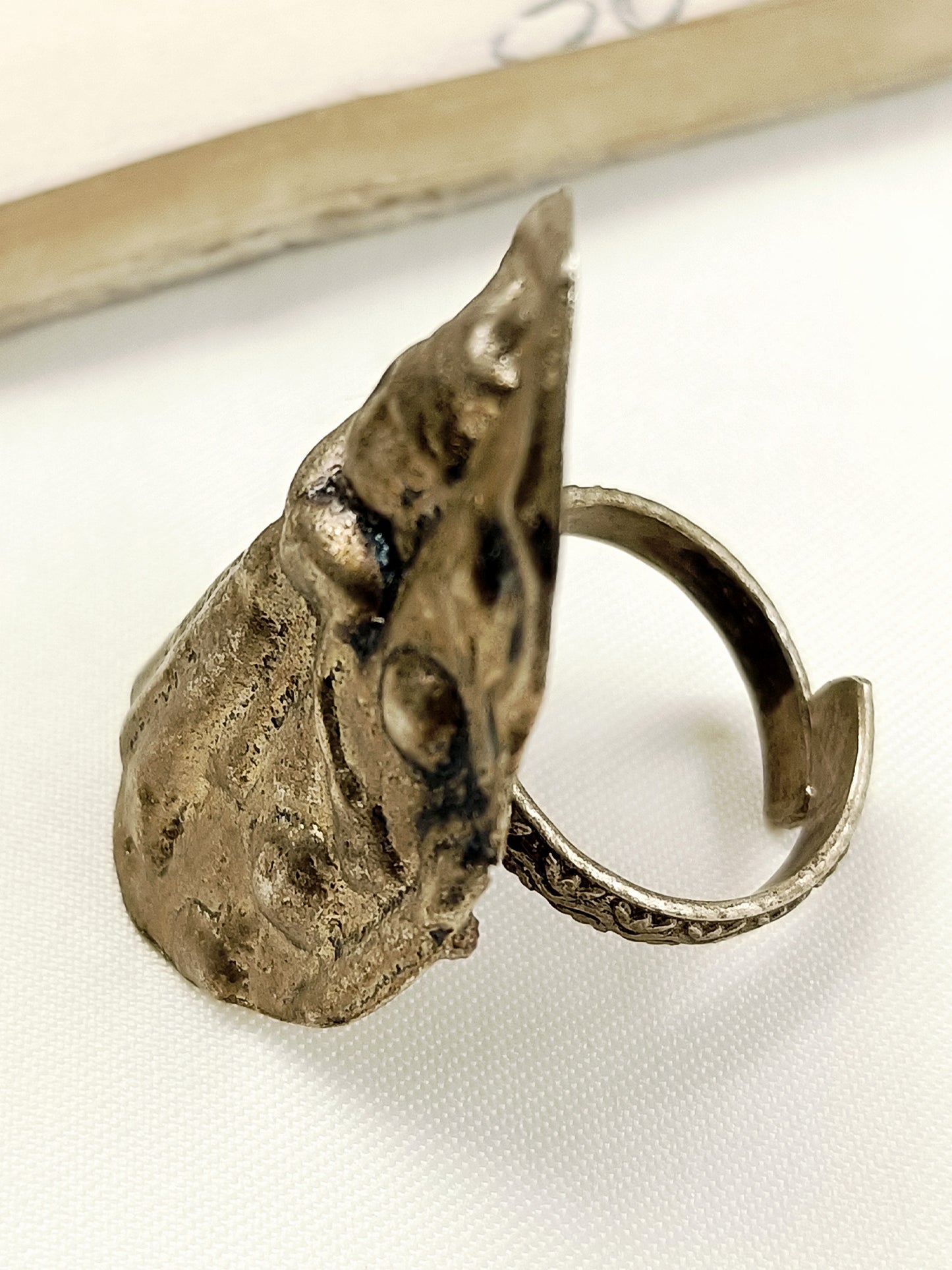 Labh Silver Tribal Men's Ring