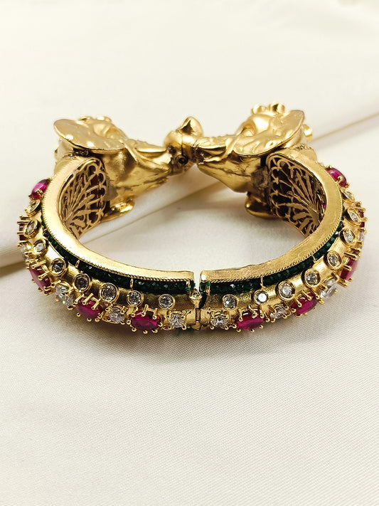 Dhvaje Gaja Elephant Men's Kada