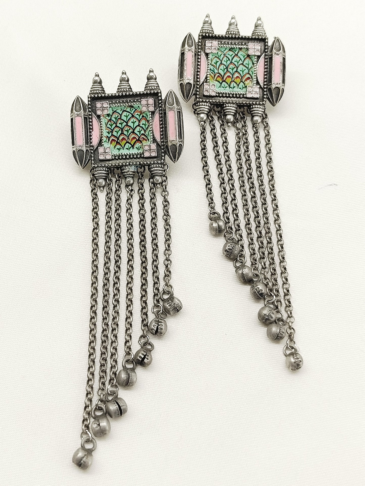 Onima Multi Colour Oxidized Earring