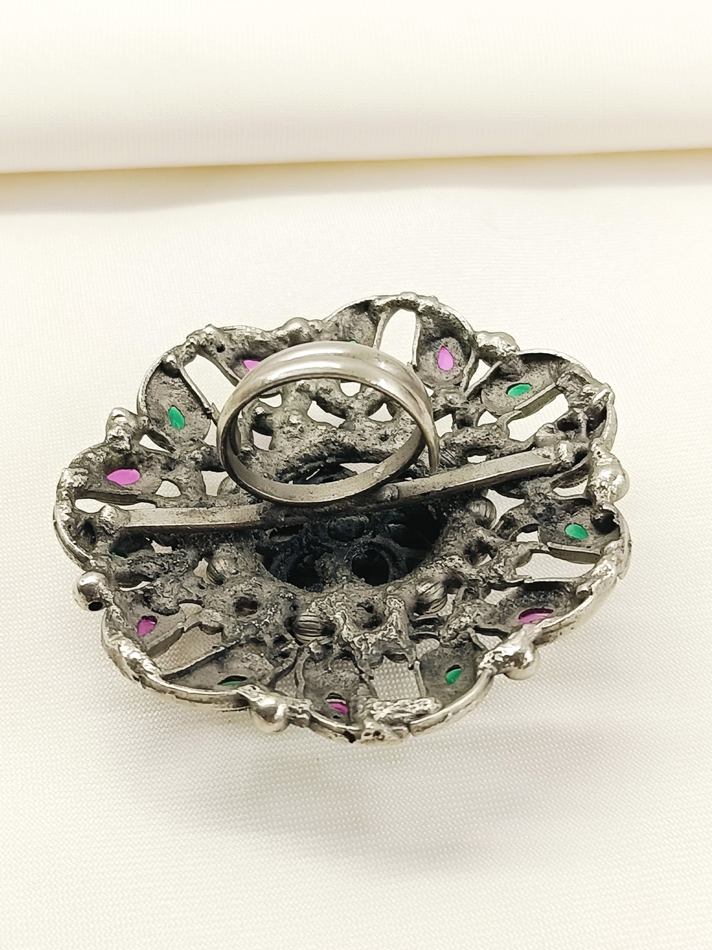 Dax R&G Oxidized Finger Ring