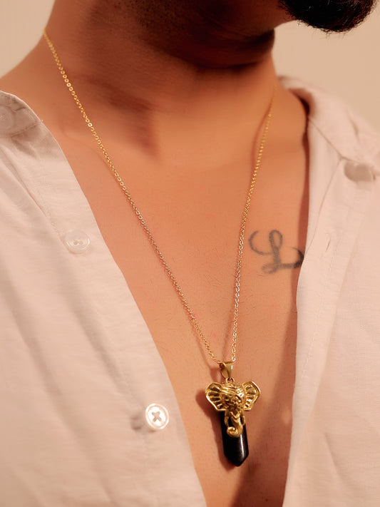 Brijesh Black Men's Neckpiece