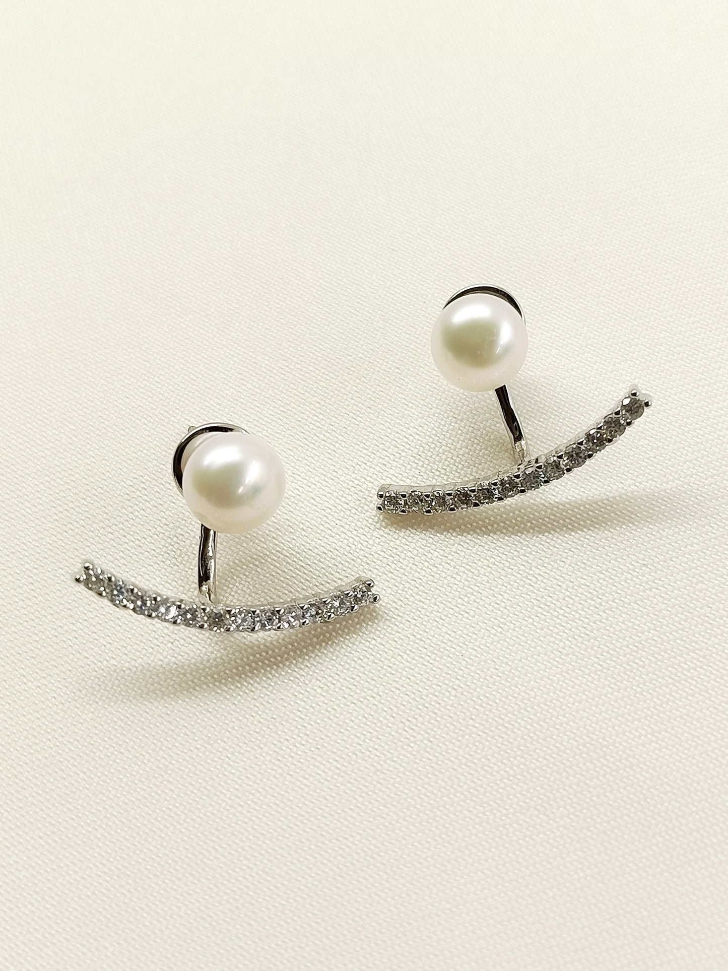 Parinaaz 92.5 Silver Swarovski Stone Tops