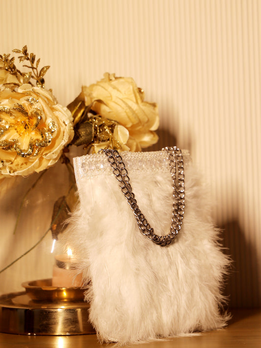 Adeline White Sling Bag