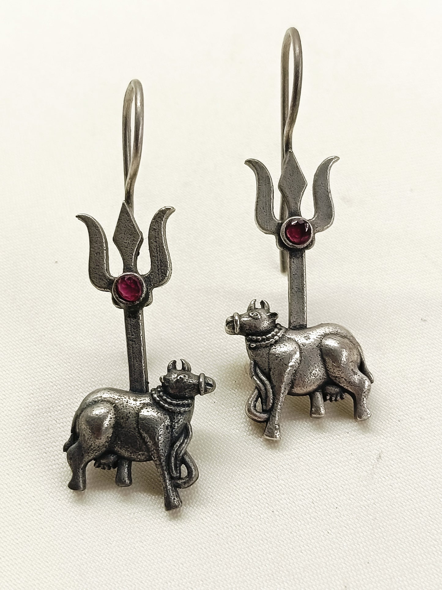 Divij Ruby Men's Earring