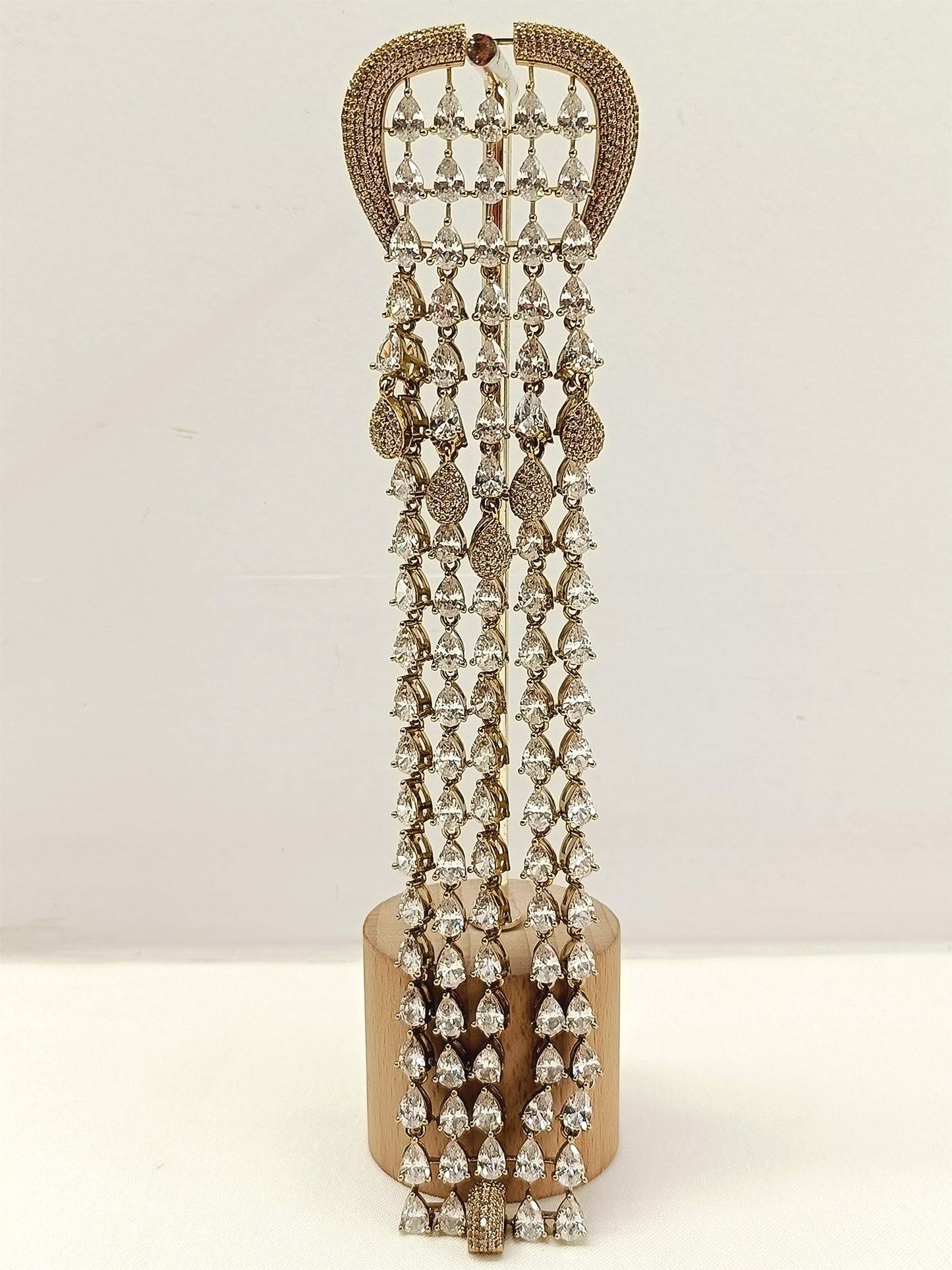 Estaa White American Diamond Bracelet