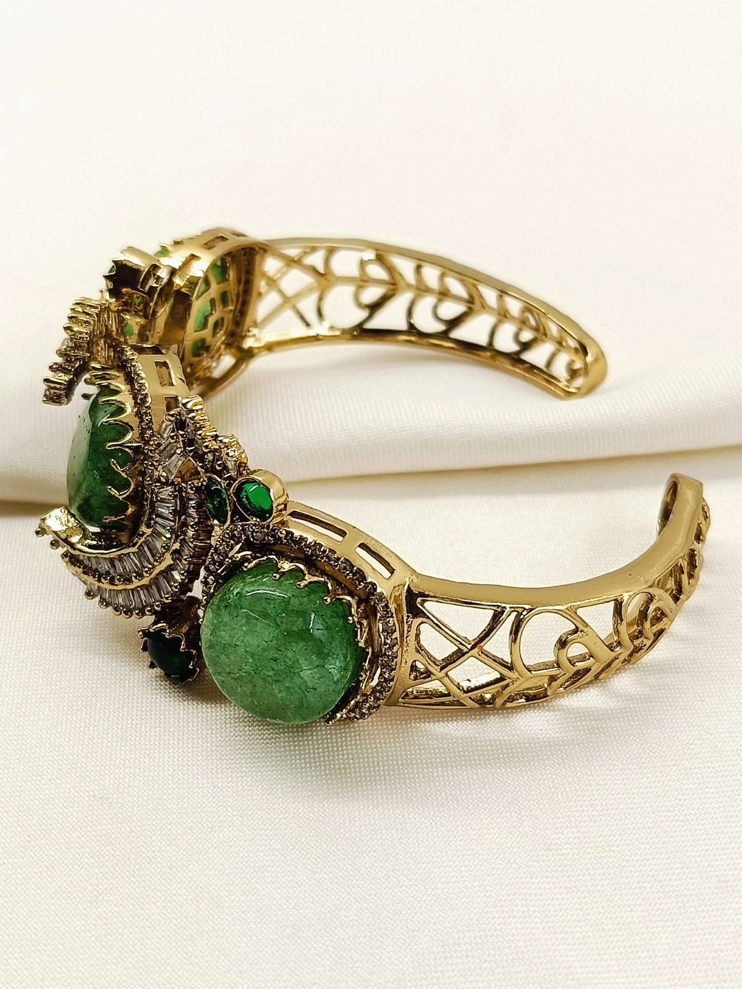 Indu Green Victorian Bracelet