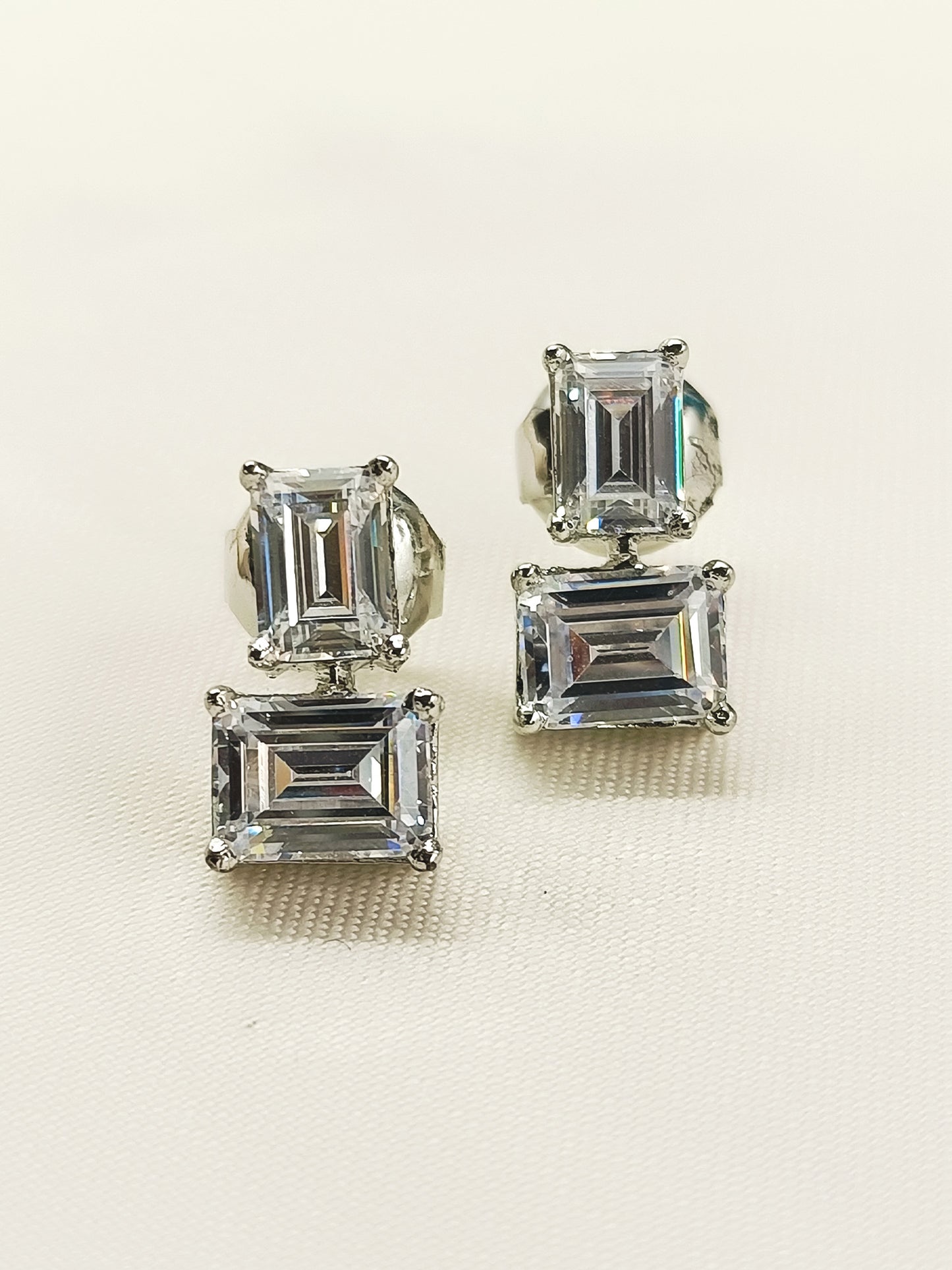 Mriganshi 92.5 Silver Swarovski Stone Tops