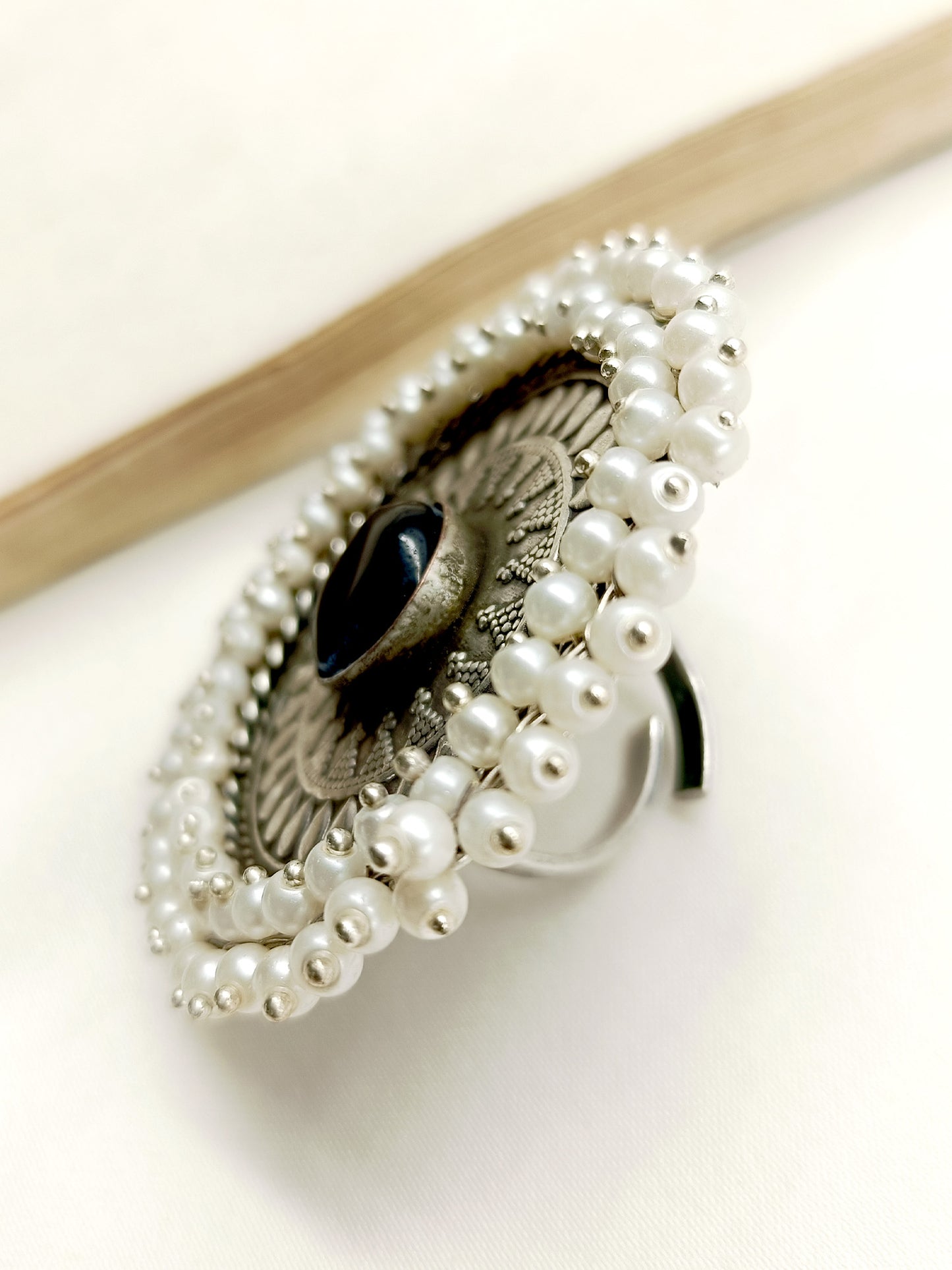 Adelyn Black Men's Finger Ring