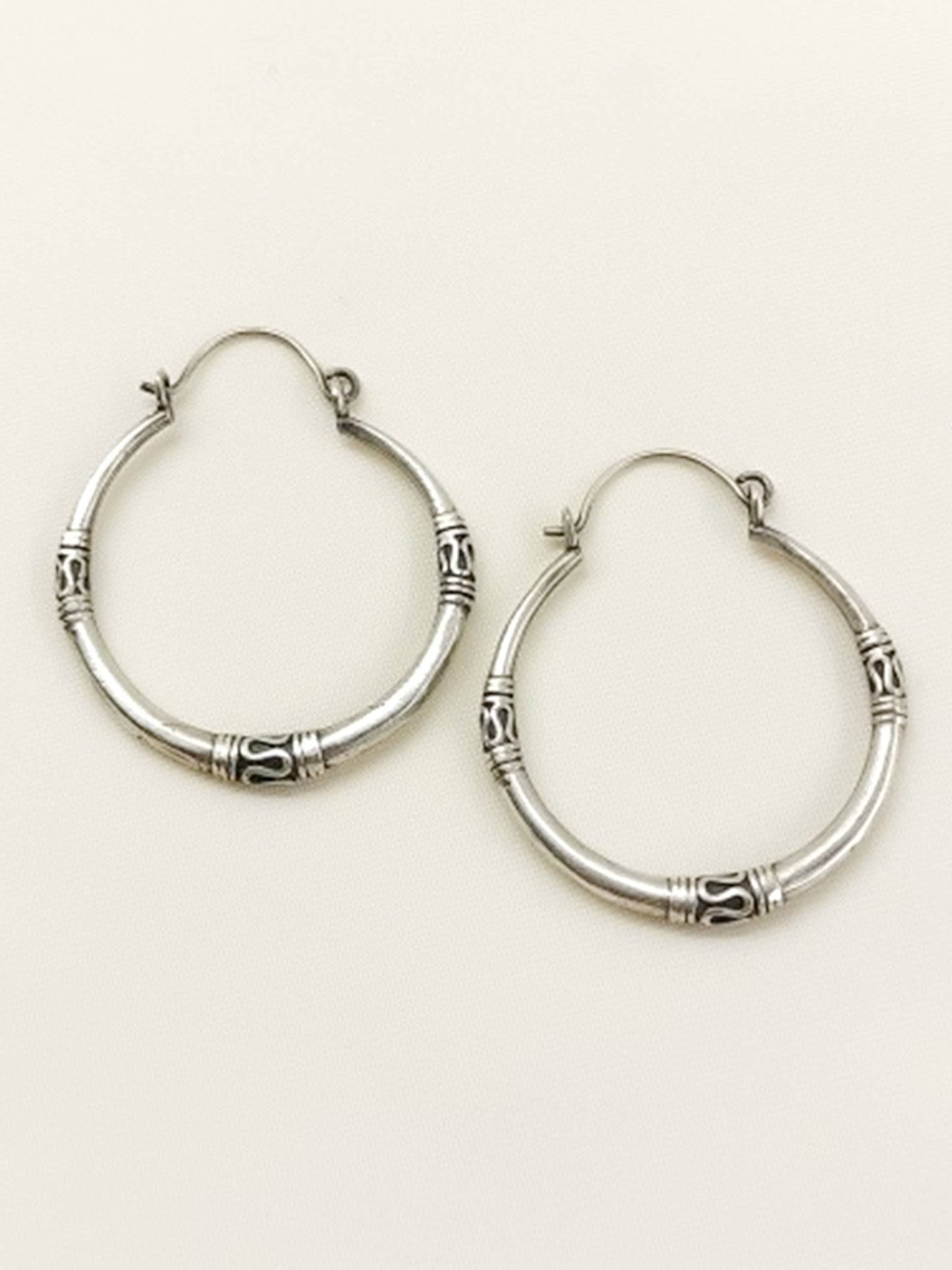 Aadhvita Plain Oxidized Earring