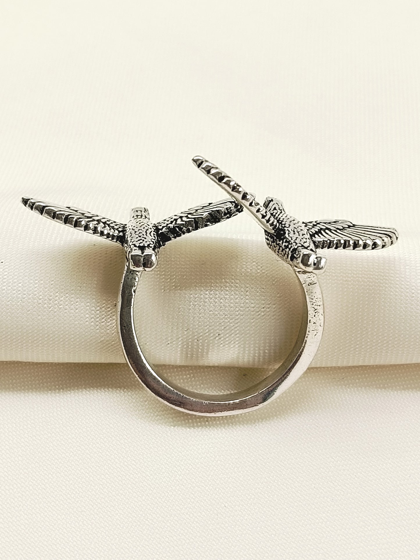 Ednat Silver Men's Finger Ring