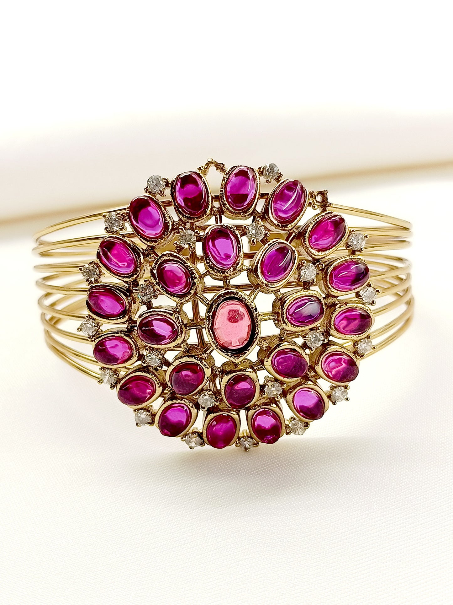 Eliza Kundan Combo Set In Ruby