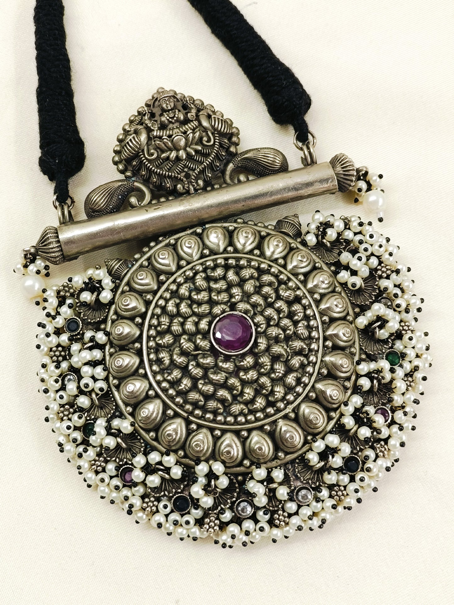 Twinking R&G Oxidized Necklace Set