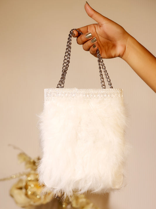 Adeline White Sling Bag