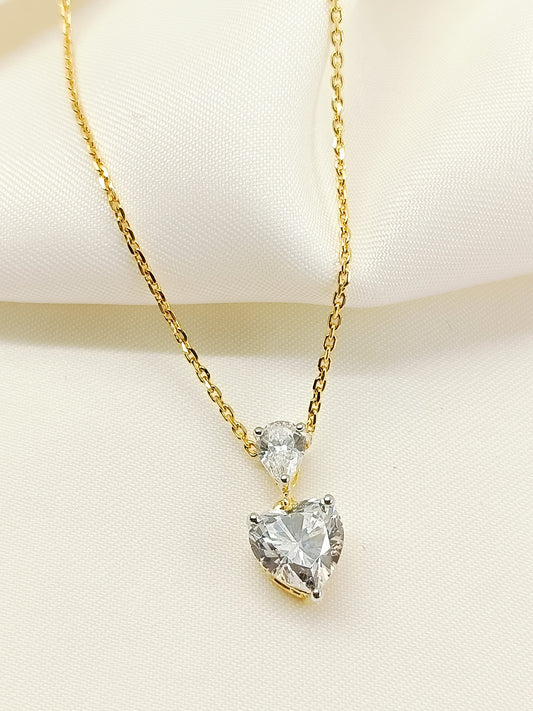 Taylor 92.5 Silver Swarovski Stone Pendal