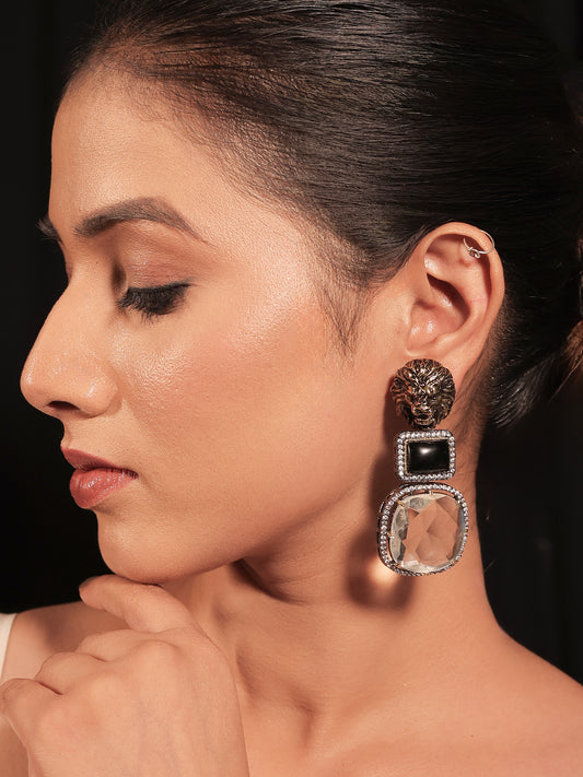 Luisa Black Victorian Earrings
