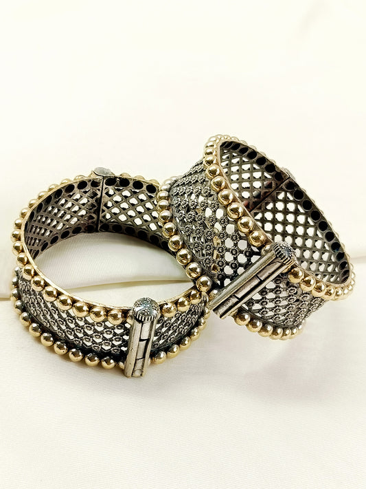 Awsena Plain Oxidized Bangles