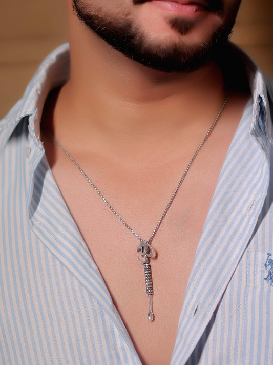 Rabhyal Silver Men's Neckpiece