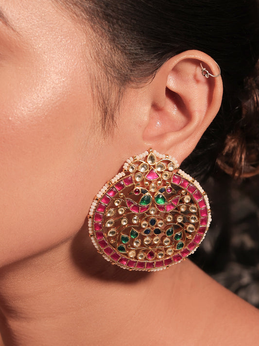 Deepika Multi Colour kundan Tops