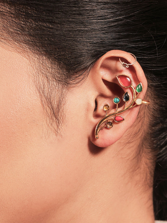 Bhavani Multi Colour Boutique Earcuffs