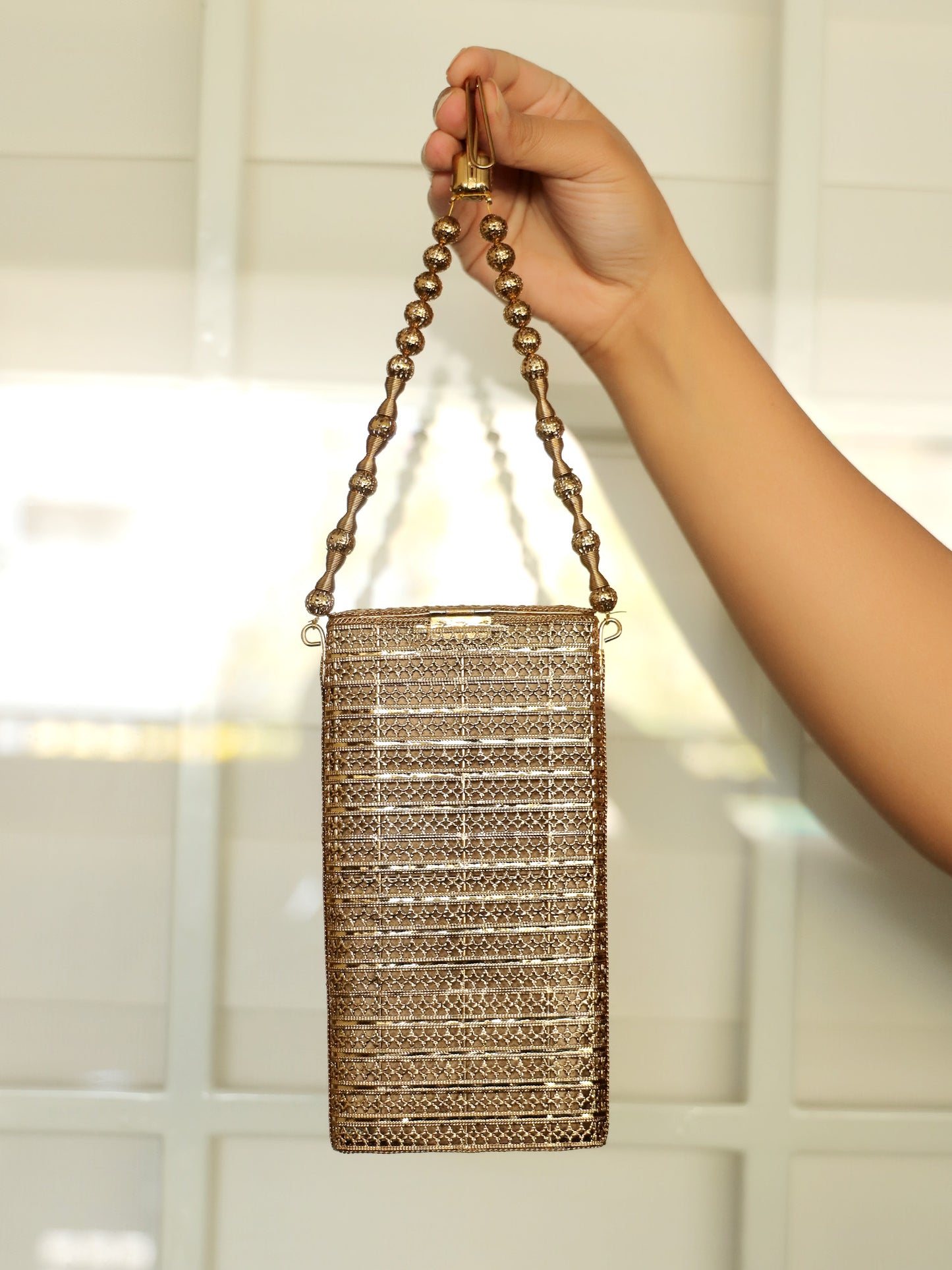 Sidra Golden Mobile Pouch