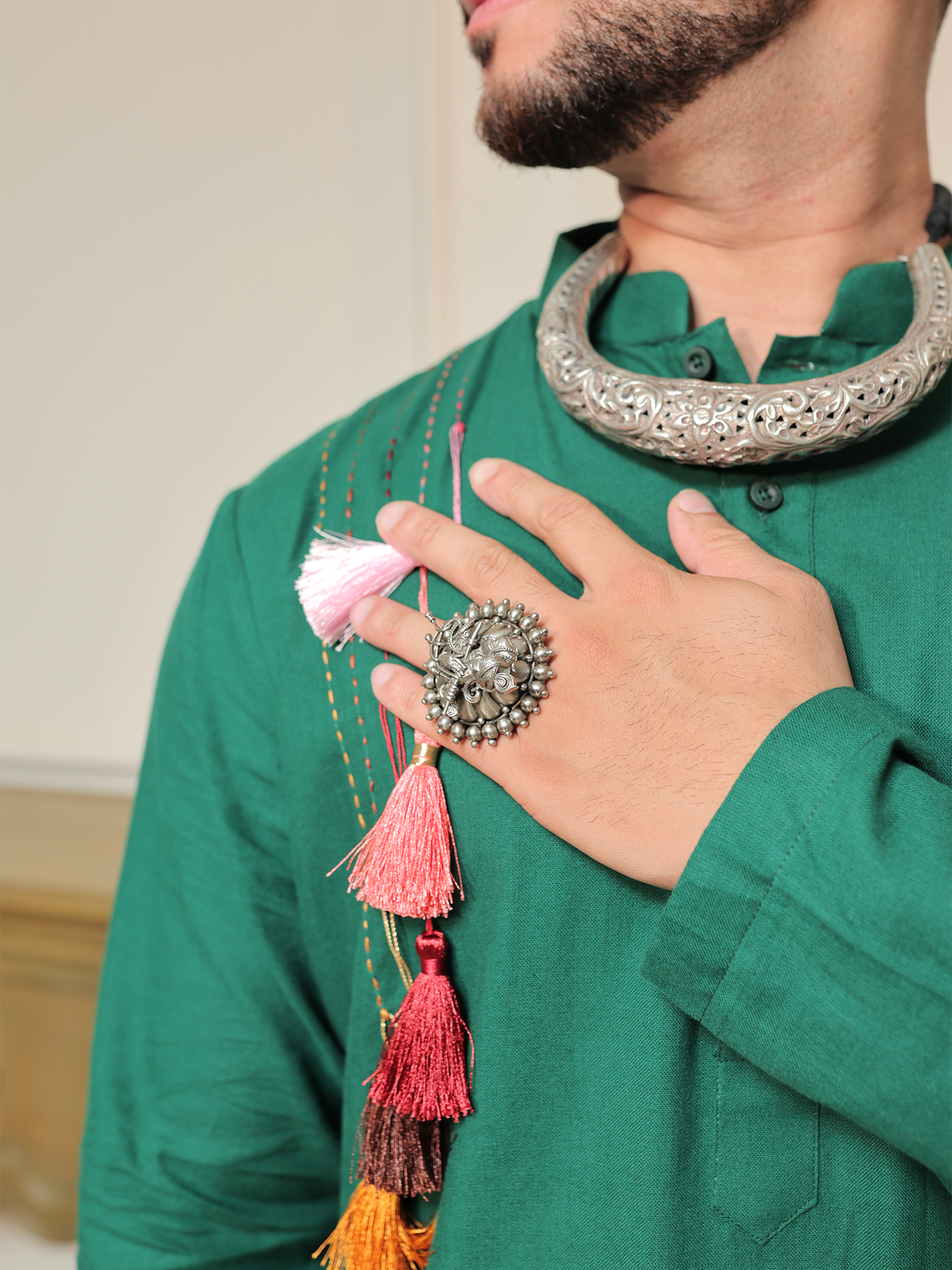 Akshar Garba Kurta Set.