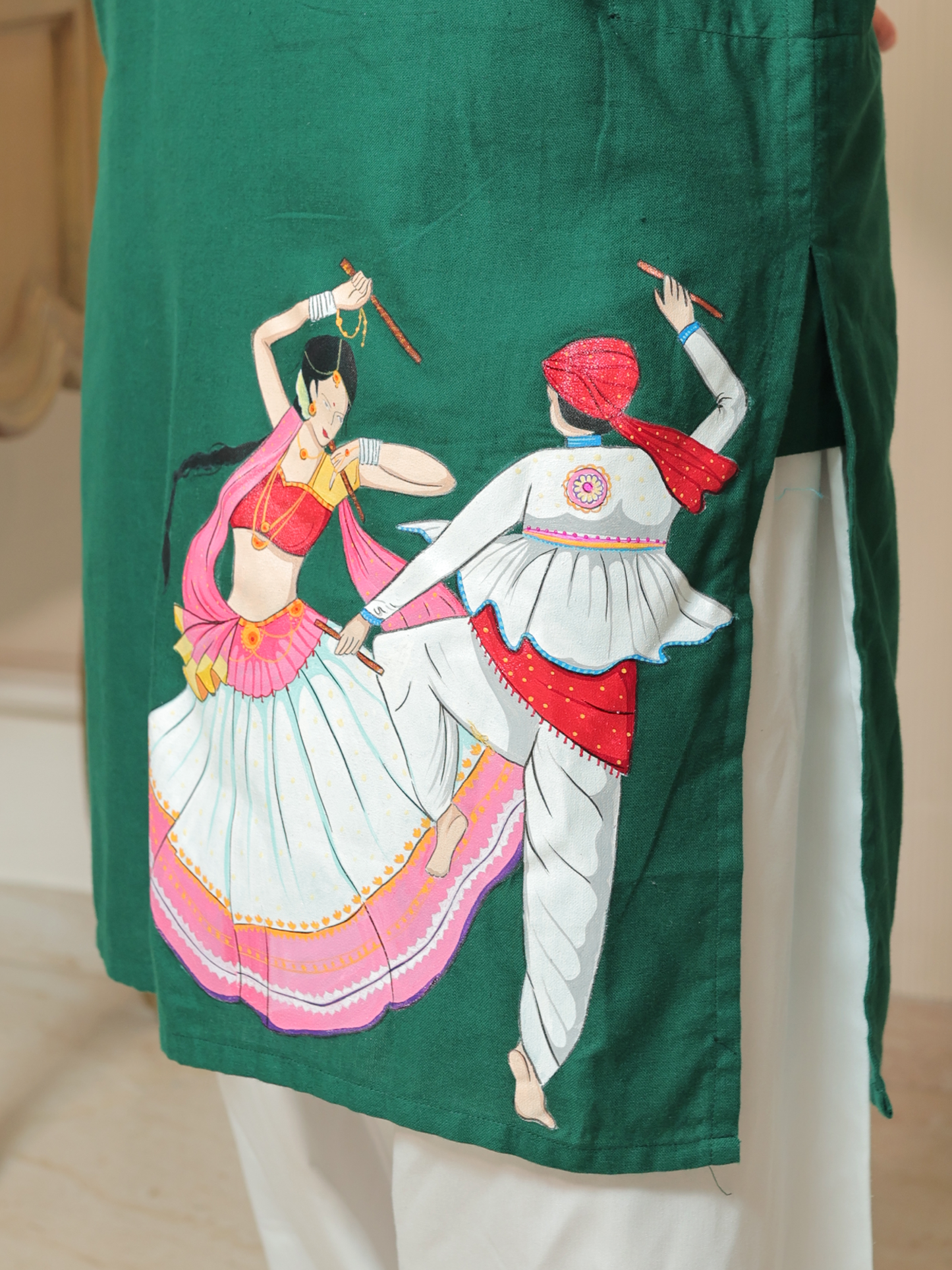Akshar Garba Kurta Set.