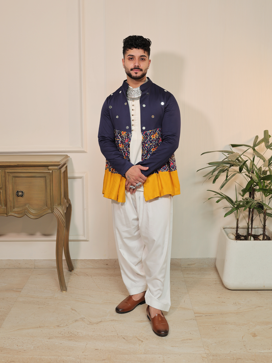 Chitakash Garba Navrang Jacket Set.