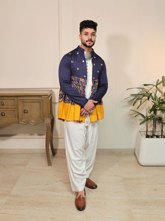 Chitakash Garba Navrang Jacket Set.