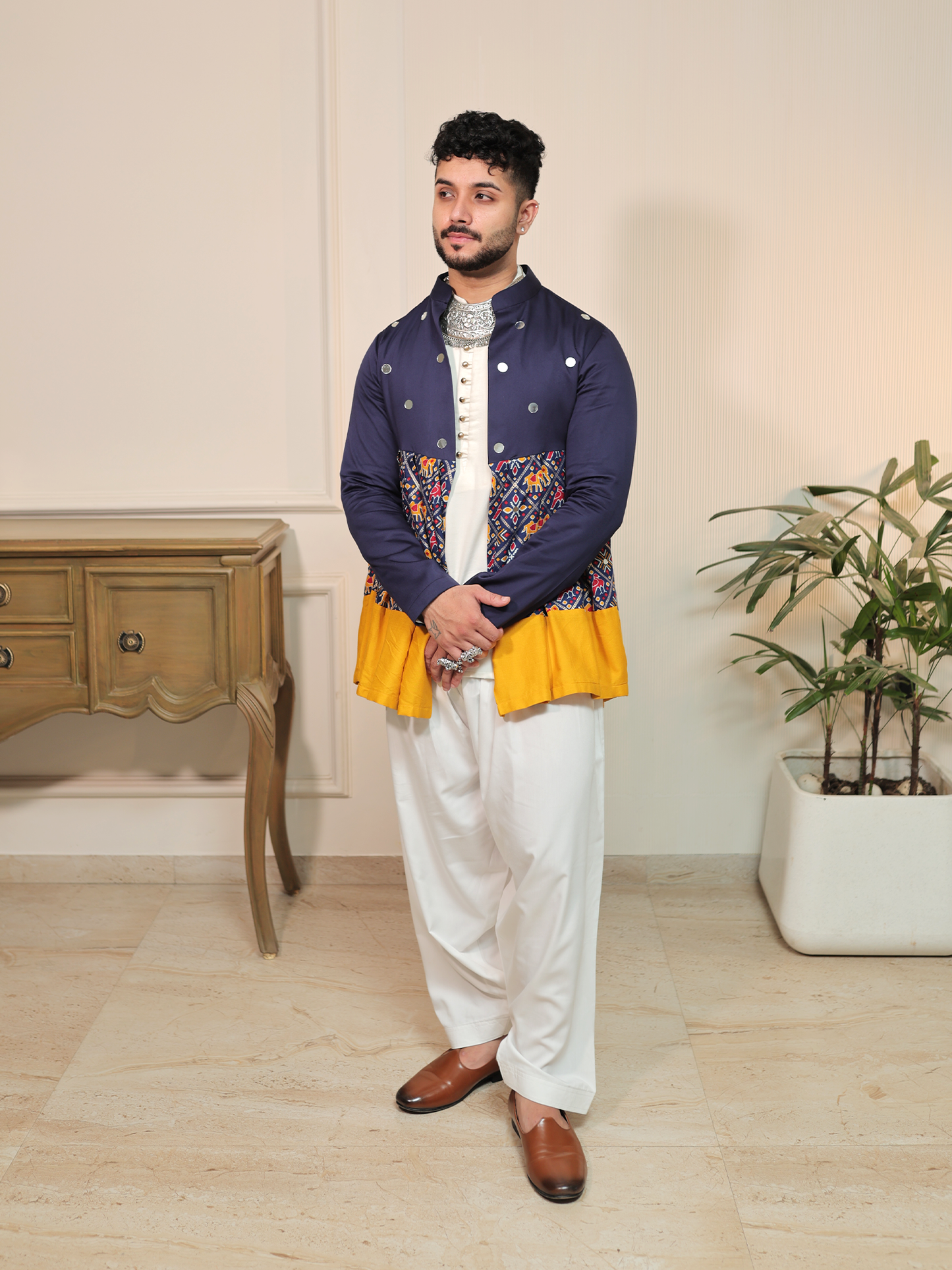 Chitakash Garba Navrang Jacket Set.