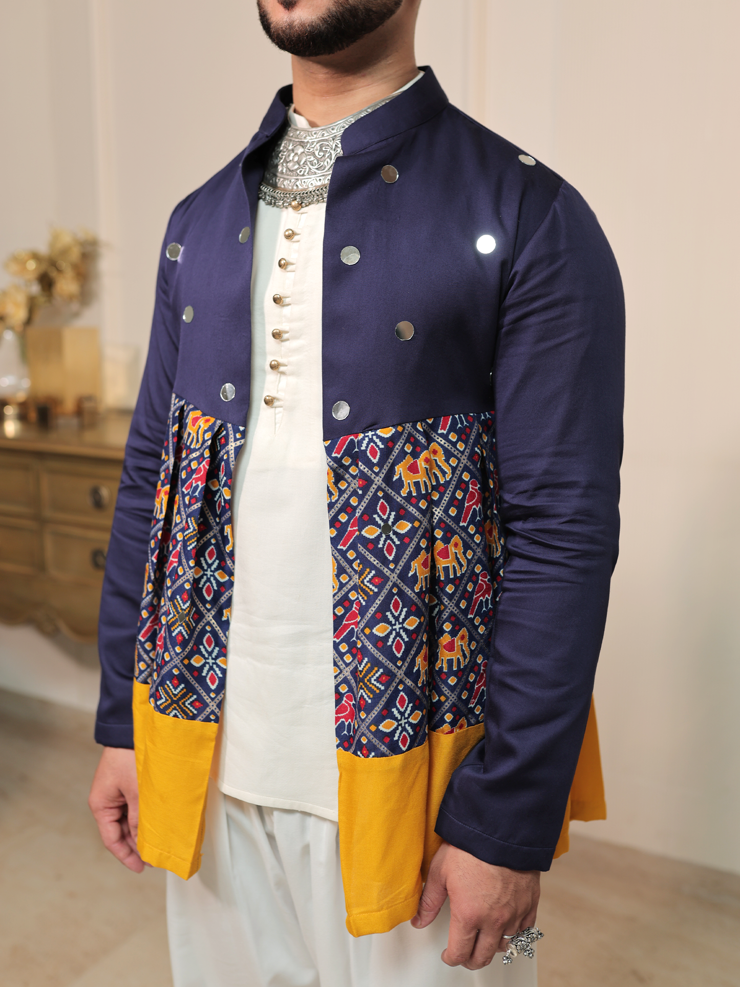 Chitakash Garba Navrang Jacket Set.