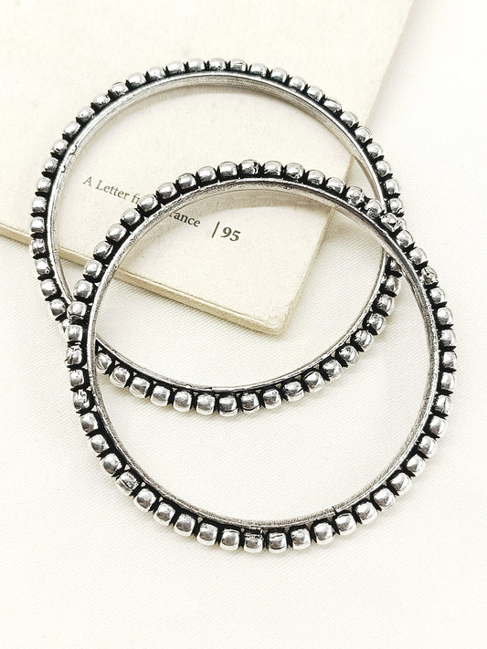 Gargi Plain Oxidized Bangles