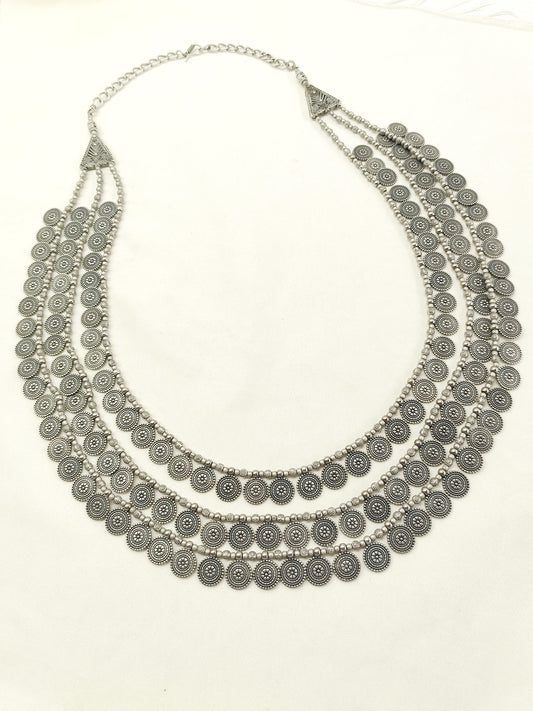 Diantha Plain Oxidized Waist Belt