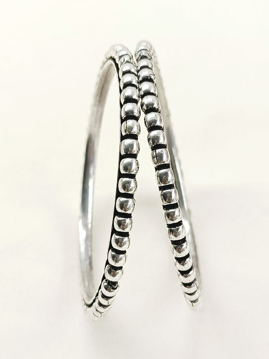 Gargi Plain Oxidized Bangles