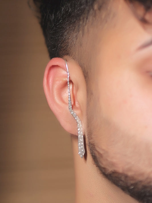 Reyan Silver Men's Earrings