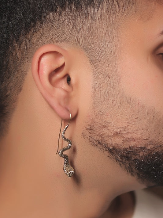Fahe Golden Men's Earrings