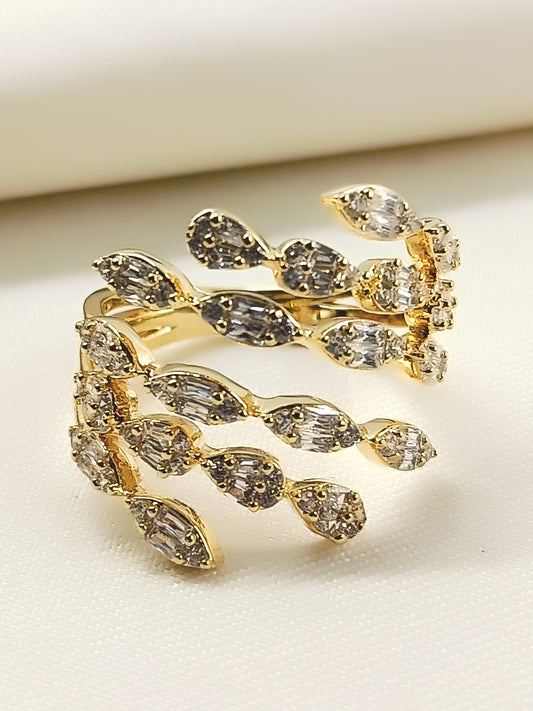 Mohini White American Diamond Finger Ring