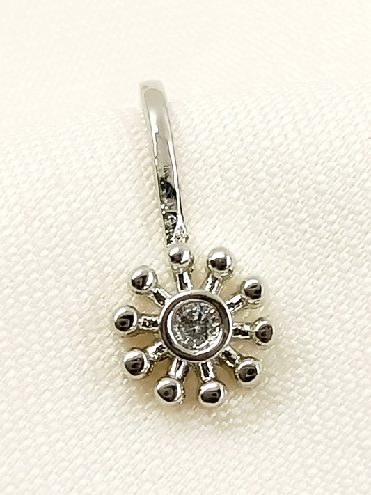 Lucy Silver American Diamond Pressing Nath