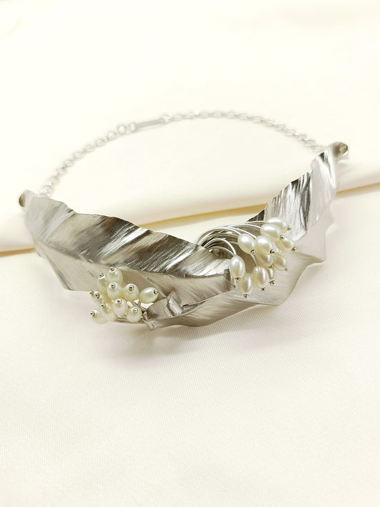 Rehya Silver Western Neckpiece