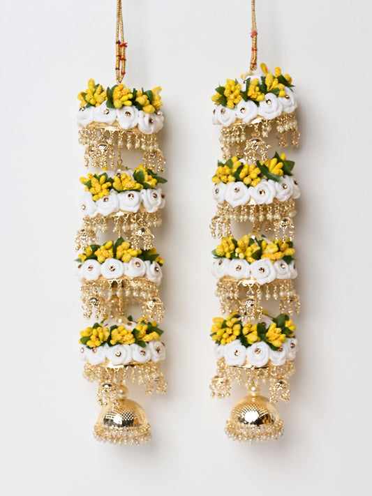 Shrishti Yellow Floral Kalira