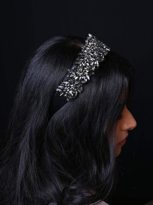 Niya Black Stone Hairband